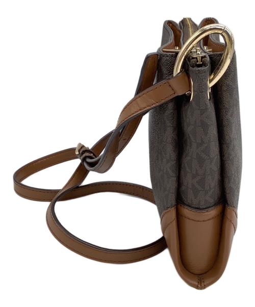 MICHAEL KORS（マイケル・コース）MICHAEL KORS (マイケルコース) ショルダーバッグ ブラウンの古着・服飾アイテム