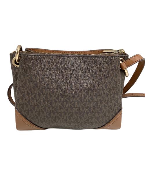 MICHAEL KORS（マイケル・コース）MICHAEL KORS (マイケルコース) ショルダーバッグ ブラウンの古着・服飾アイテム