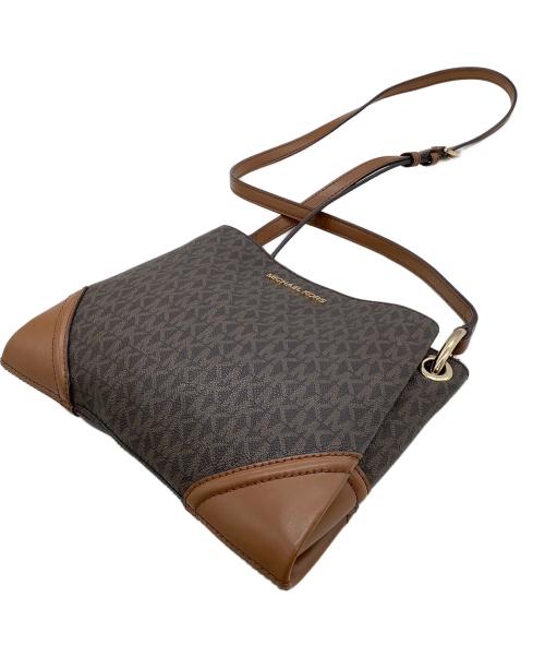 MICHAEL KORS（マイケル・コース）MICHAEL KORS (マイケルコース) ショルダーバッグ ブラウンの古着・服飾アイテム