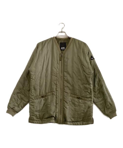 Denham（デンハム）Denham (デンハム) ノーカラージャケット CAMONO KIMONO PQS グリーン サイズ:なしの古着・服飾アイテム