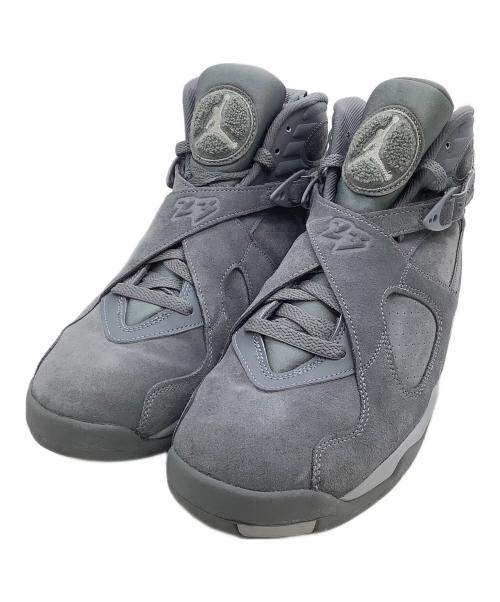 NIKE（ナイキ）NIKE (ナイキ) ハイカットスニーカー AIR JORDAN 8 RETRO COOL グレー サイズ:28.5の古着・服飾アイテム