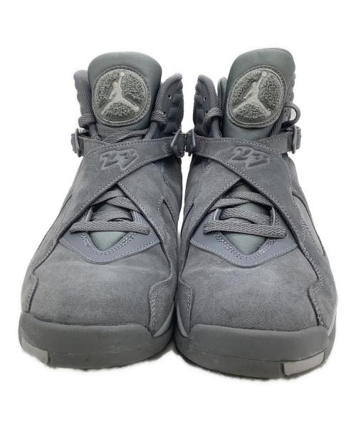 NIKE（ナイキ）NIKE (ナイキ) ハイカットスニーカー AIR JORDAN 8 RETRO COOL グレー サイズ:28.5の古着・服飾アイテム