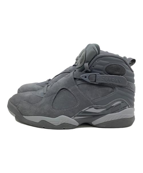 NIKE（ナイキ）NIKE (ナイキ) ハイカットスニーカー AIR JORDAN 8 RETRO COOL グレー サイズ:28.5の古着・服飾アイテム