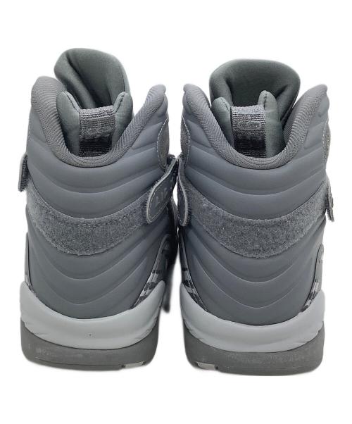 NIKE（ナイキ）NIKE (ナイキ) ハイカットスニーカー AIR JORDAN 8 RETRO COOL グレー サイズ:28.5の古着・服飾アイテム
