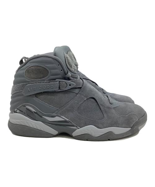 NIKE（ナイキ）NIKE (ナイキ) ハイカットスニーカー AIR JORDAN 8 RETRO COOL グレー サイズ:28.5の古着・服飾アイテム