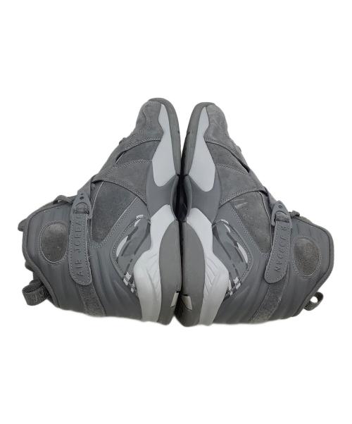 NIKE（ナイキ）NIKE (ナイキ) ハイカットスニーカー AIR JORDAN 8 RETRO COOL グレー サイズ:28.5の古着・服飾アイテム