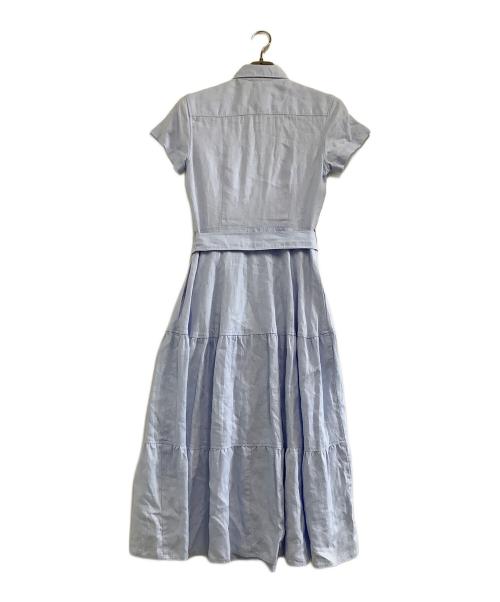 POLO RALPH LAUREN（ポロ・ラルフローレン）POLO RALPH LAUREN (ポロ・ラルフローレン) 半袖ワンピース スカイブルー サイズ:2の古着・服飾アイテム