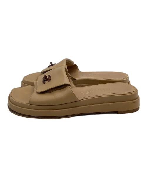 CHANEL（シャネル）CHANEL (シャネル) サンダル ココマーク ブラウン サイズ:36の古着・服飾アイテム