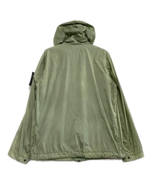 STONE ISLAND（ストーンアイランド）STONE ISLAND (ストーンアイランド) ナイロンフーデッドジャケット 23SS/Crinkle Reps NY Hooded Jacket グリーン サイズ:XLの古着・服飾アイテム