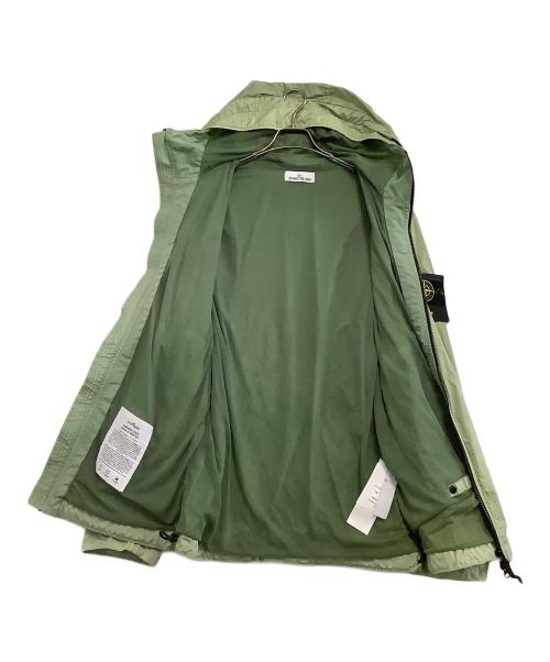 STONE ISLAND（ストーンアイランド）STONE ISLAND (ストーンアイランド) ナイロンフーデッドジャケット 23SS/Crinkle Reps NY Hooded Jacket グリーン サイズ:XLの古着・服飾アイテム