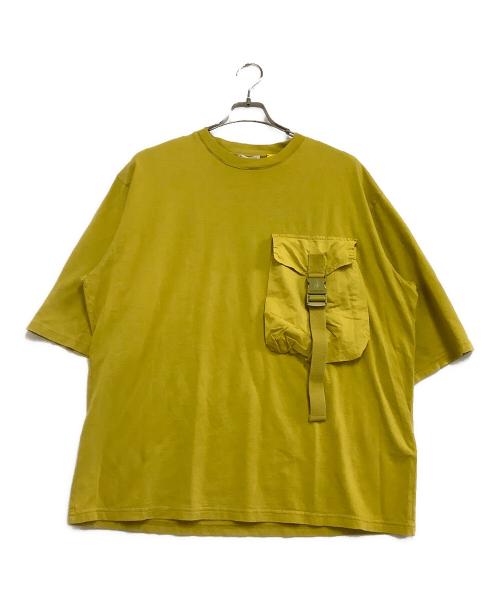 MONCLER（モンクレール）MONCLER (モンクレール) J.W.ANDERSON (ジェイダブリューアンダーソン) 半袖カットソー イエロー サイズ:Lの古着・服飾アイテム