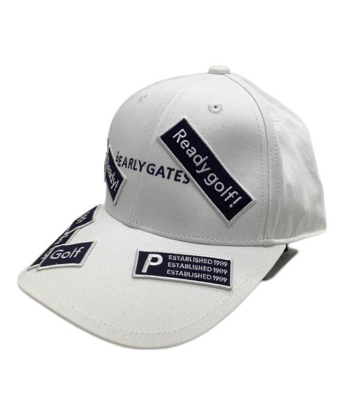 PEARLY GATES（パーリーゲイツ）PEARLY GATES (パーリーゲイツ) キャップ(ゴルフ) ホワイト サイズ:freeの古着・服飾アイテム
