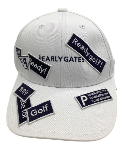 PEARLY GATES（パーリーゲイツ）PEARLY GATES (パーリーゲイツ) キャップ(ゴルフ) ホワイト サイズ:freeの古着・服飾アイテム