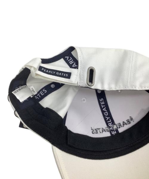PEARLY GATES（パーリーゲイツ）PEARLY GATES (パーリーゲイツ) キャップ(ゴルフ) ホワイト サイズ:freeの古着・服飾アイテム