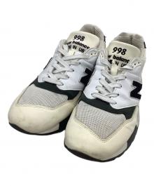 NEW BALANCE（ニューバランス）の古着「ローカットスニーカー」｜ホワイト×アイボリー