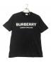 BURBERRY（バーバリー）の古着「クルーネックTシャツ」｜ブラック