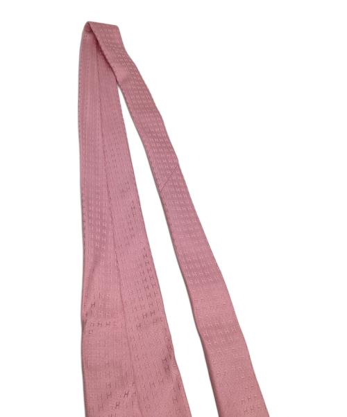 HERMES（エルメス）HERMES (エルメス) ネクタイ H柄 ピンク サイズ:表記なしの古着・服飾アイテム