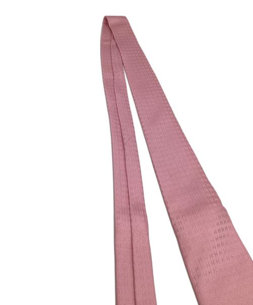 HERMES（エルメス）HERMES (エルメス) ネクタイ H柄 ピンク サイズ:表記なしの古着・服飾アイテム
