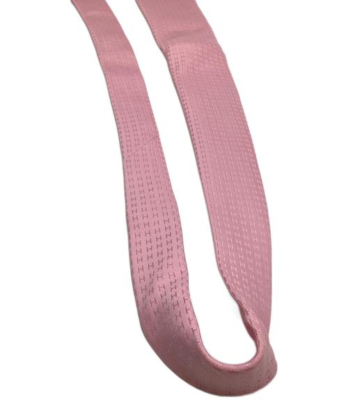 HERMES（エルメス）HERMES (エルメス) ネクタイ H柄 ピンク サイズ:表記なしの古着・服飾アイテム