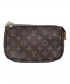 LOUIS VUITTONルイ ヴィトン）の古着「ハンドバッグ モノグラム ポシェット・アクセソワール」｜ブラウン
