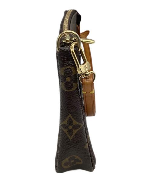 LOUIS VUITTON（ルイ ヴィトン）LOUIS VUITTON (ルイ ヴィトン) ハンドバッグ モノグラム ポシェット・アクセソワール ブラウンの古着・服飾アイテム