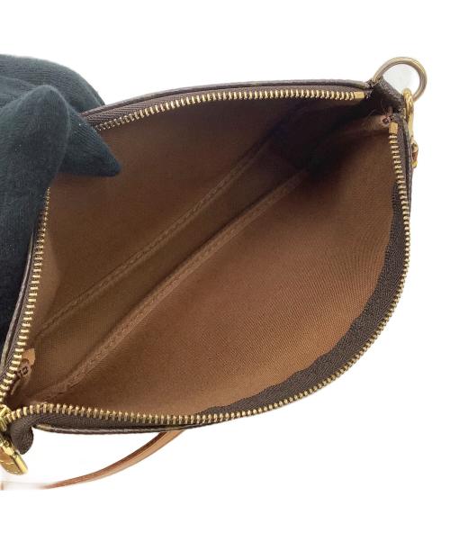 LOUIS VUITTON（ルイ ヴィトン）LOUIS VUITTON (ルイ ヴィトン) ハンドバッグ モノグラム ポシェット・アクセソワール ブラウンの古着・服飾アイテム