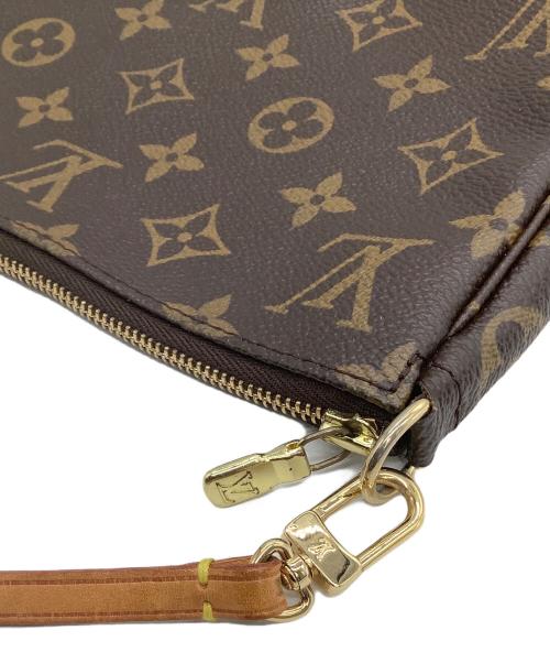 LOUIS VUITTON（ルイ ヴィトン）LOUIS VUITTON (ルイ ヴィトン) ハンドバッグ モノグラム ポシェット・アクセソワール ブラウンの古着・服飾アイテム
