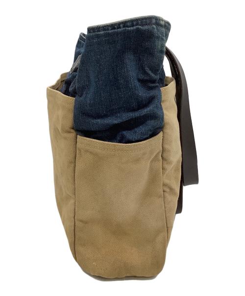 LEVI'S（リーバイス）LEVI'S (リーバイス) FILSON (フィルソン) トートバッグ ブラウン×ネイビーの古着・服飾アイテム