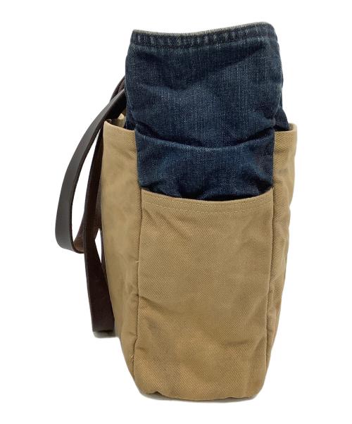 LEVI'S（リーバイス）LEVI'S (リーバイス) FILSON (フィルソン) トートバッグ ブラウン×ネイビーの古着・服飾アイテム