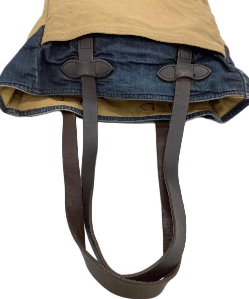 LEVI'S（リーバイス）LEVI'S (リーバイス) FILSON (フィルソン) トートバッグ ブラウン×ネイビーの古着・服飾アイテム