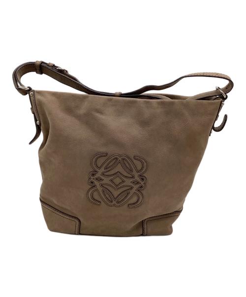 LOEWE（ロエベ）LOEWE (ロエベ) ワンショルダーバッグ アナグラム ベージュの古着・服飾アイテム