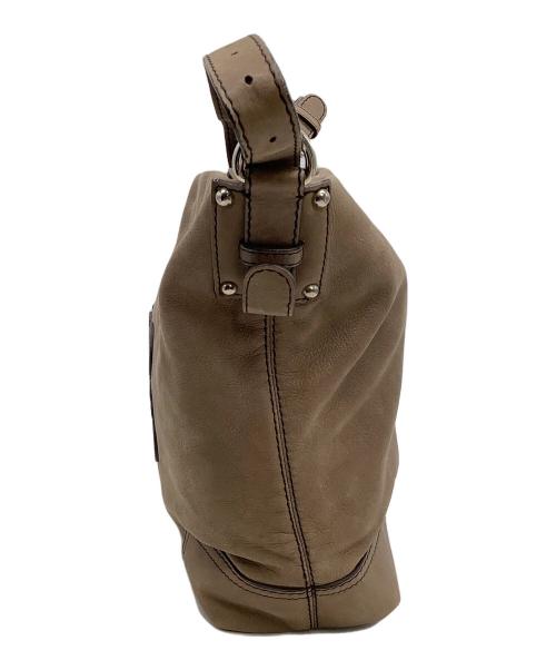 LOEWE（ロエベ）LOEWE (ロエベ) ワンショルダーバッグ アナグラム ベージュの古着・服飾アイテム