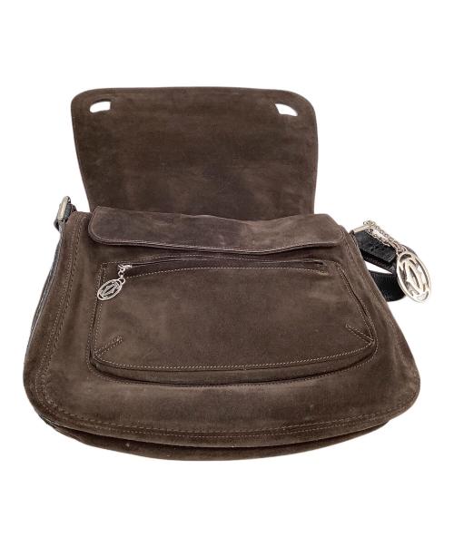 Cartier（カルティエ）Cartier (カルティエ) ワンショルダーバッグ マルチェロ ダークブラウンの古着・服飾アイテム