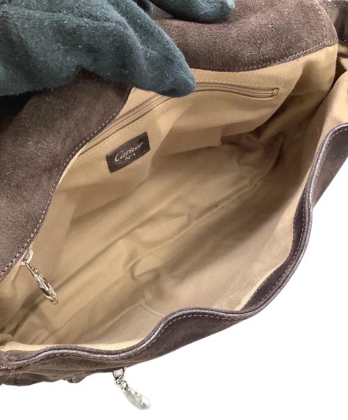 Cartier（カルティエ）Cartier (カルティエ) ワンショルダーバッグ マルチェロ ダークブラウンの古着・服飾アイテム