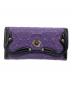 ANNA SUI（アナスイ）の古着「長財布 セルパン」｜パープル×ブラック