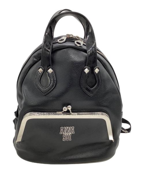 ANNA SUI（アナスイ）ANNA SUI (アナスイ) リュック　メタリカ ブラックの古着・服飾アイテム