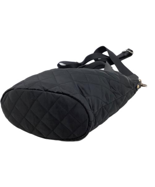 russet（ラシット）russet (ラシット) キルティングバッグ ブラックの古着・服飾アイテム