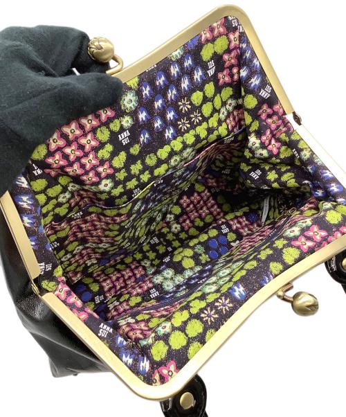 ANNA SUI（アナスイ）ANNA SUI (アナスイ) トートバッグ ブラック×ラメピンクの古着・服飾アイテム