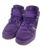 ）の古着「ハイカットスウェードスニーカー」｜パープル