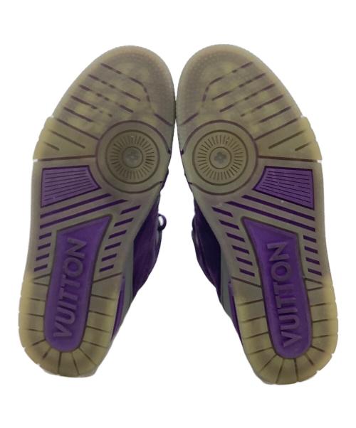 LOUIS VUITTON（ルイ ヴィトン）LOUIS VUITTON (ルイ ヴィトン) ハイカットスウェードスニーカー パープル サイズ:7 1/2の古着・服飾アイテム