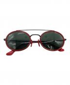 RAY-BANレイバン）の古着「サングラス」｜ブラック×レッド