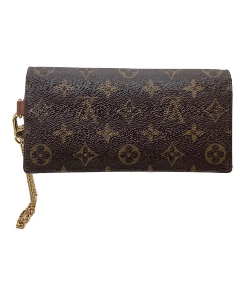 LOUIS VUITTON（ルイ ヴィトン）LOUIS VUITTON (ルイ ヴィトン) 長財布 モノグラム ポルトフォイユ・アコルディオン ブラウンの古着・服飾アイテム