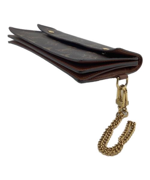 LOUIS VUITTON（ルイ ヴィトン）LOUIS VUITTON (ルイ ヴィトン) 長財布 モノグラム ポルトフォイユ・アコルディオン ブラウンの古着・服飾アイテム