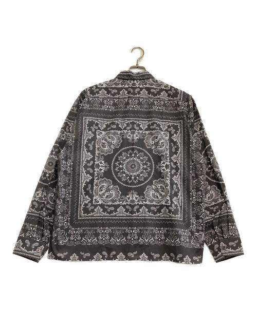 HIDE AND SEEK（ハイドアンドシーク）HIDE AND SEEK (ハイドアンドシーク) 長袖シャツ グレー×ホワイト サイズ:Lの古着・服飾アイテム