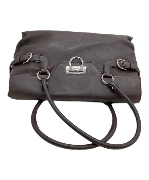 Salvatore Ferragamo（サルヴァトーレ フェラガモ）Salvatore Ferragamo (サルヴァトーレ フェラガモ) トートバッグ ブラウンの古着・服飾アイテム
