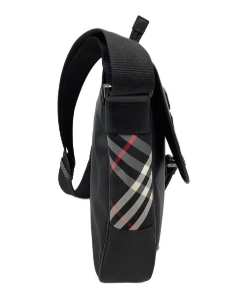 BURBERRY（バーバリー）BURBERRY (バーバリー) ナイロンショルダーバッグ BLACK LABEL ブラックの古着・服飾アイテム