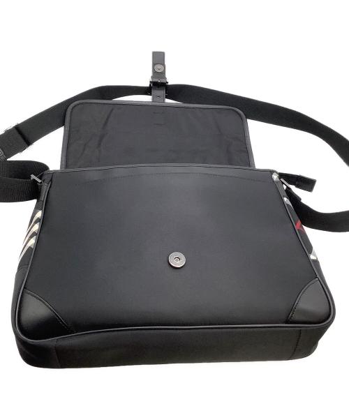 BURBERRY（バーバリー）BURBERRY (バーバリー) ナイロンショルダーバッグ BLACK LABEL ブラックの古着・服飾アイテム