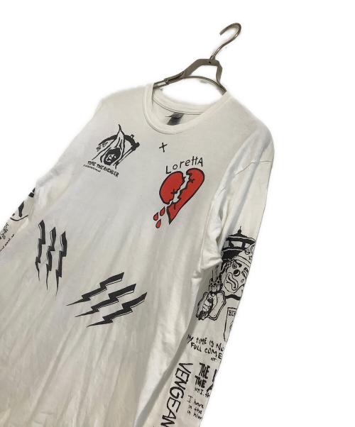 GILDAN（ギルダン）GILDAN (ギルダン) 長袖Tシャツ ケープフィアー ホワイト サイズ:Lの古着・服飾アイテム