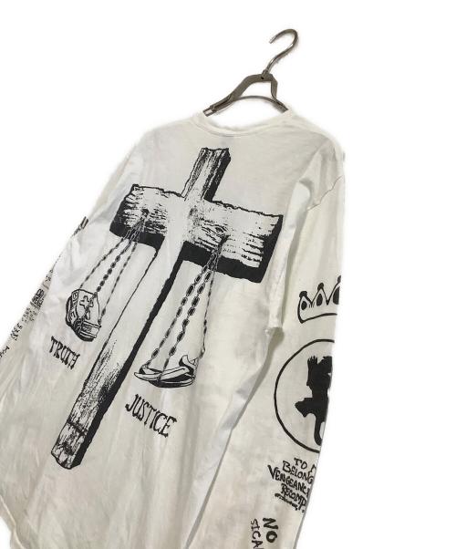 GILDAN（ギルダン）GILDAN (ギルダン) 長袖Tシャツ ケープフィアー ホワイト サイズ:Lの古着・服飾アイテム