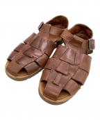 PARABOOTパラブーツ）の古着「グルカサンダル」｜ブラウン